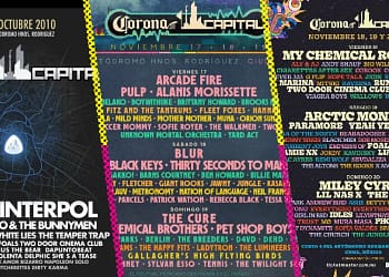 Evolución de los carteles del Corona Capital y la edición con más artistas