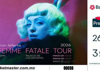 Mon Laferte toma el Palacio de los Deportes tres noches seguidas con el Femme Fatale Tour: 29, 30 y 31 de mayo