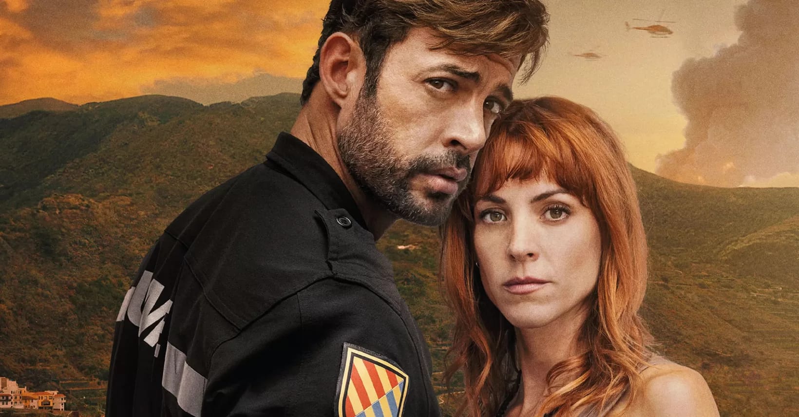 Póster de la película Bajo un volcán, que combina thriller y romance ambientado en Tenerife, disponible en Netflix desde octubre de 2025.